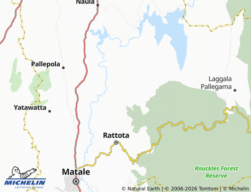 MICHELIN Gammaduwa map - ViaMichelin