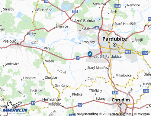 Mappa MICHELIN Staré Čívice - ViaMichelin