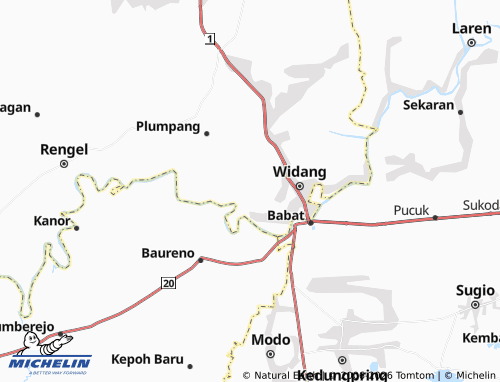 MICHELIN Kedungsoko map - ViaMichelin