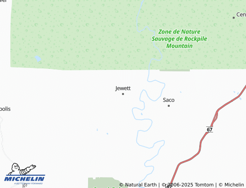 MICHELIN Jewett map - ViaMichelin