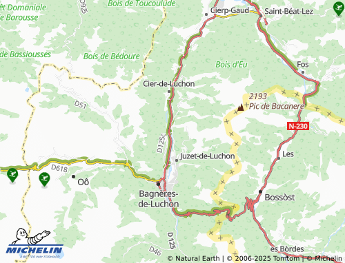 MICHELIN Salles-et-Pratviel map - ViaMichelin