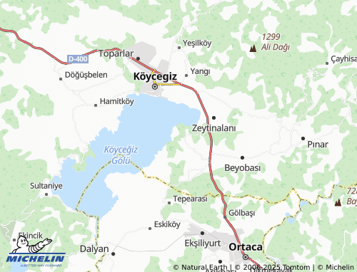 MICHELIN Köyceğiz Mahallesi map - ViaMichelin
