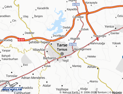 Mappa MICHELIN Çağlayan - ViaMichelin