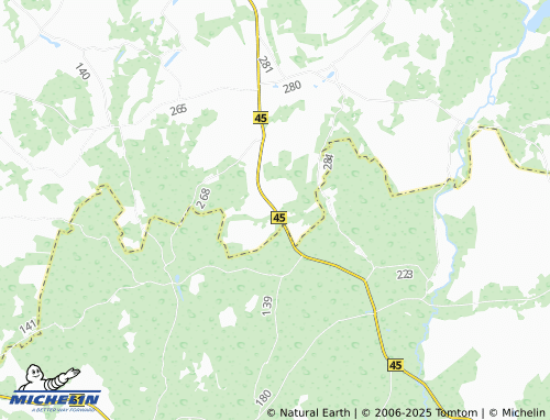 MICHELIN Rookse map - ViaMichelin