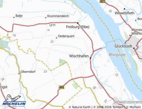 MICHELIN Dösemoor map - ViaMichelin