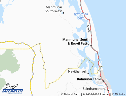 Mappa MICHELIN Vivekananthapuram - ViaMichelin