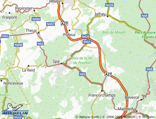 Kaart MICHELIN Nivezé - ViaMichelin