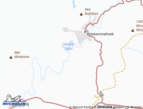 MICHELIN-Landkarte Lower Ngqumeya - ViaMichelin
