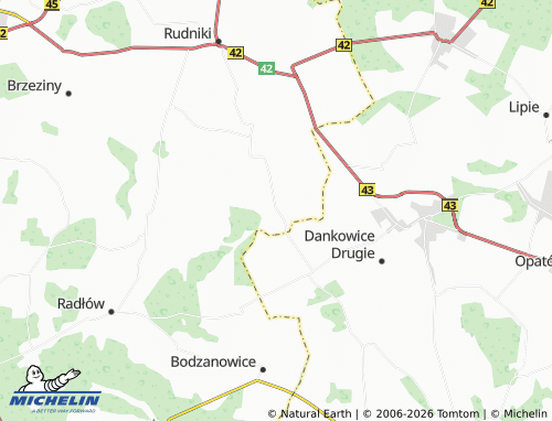 MICHELIN Bobrowa map - ViaMichelin