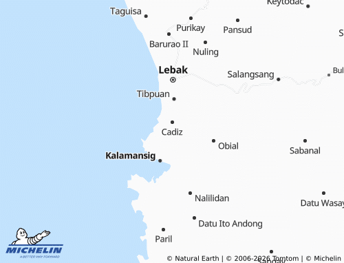 MICHELIN Limulan map - ViaMichelin