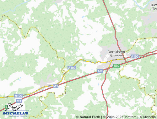 Carte MICHELIN Opol'ye SNT - ViaMichelin