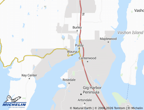 Mappa MICHELIN Wauna - ViaMichelin