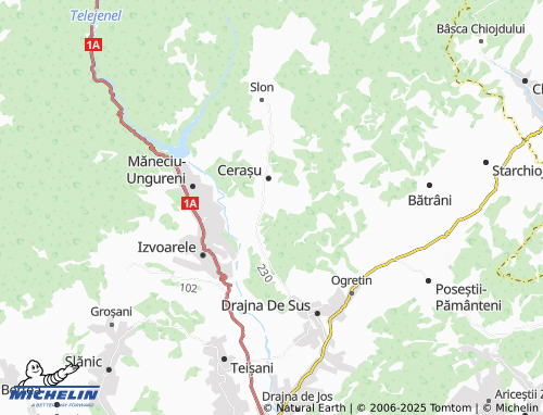 MICHELIN-Landkarte Valea Borului - ViaMichelin