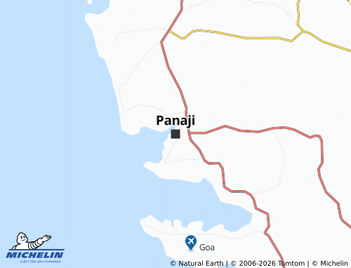 Carte MICHELIN Panaji - ViaMichelin