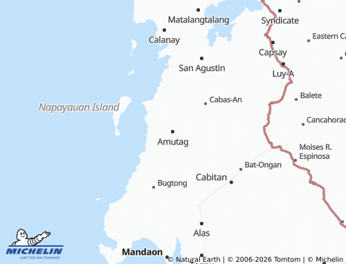 MICHELIN Amutag map - ViaMichelin