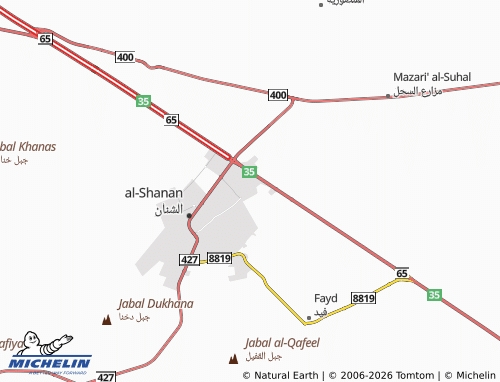 MICHELIN-Landkarte al-'Azeeziyyah - ViaMichelin