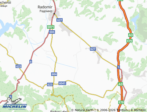 Mappa MICHELIN Dolni Rakovets - ViaMichelin