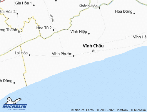 MICHELIN Vĩnh Phước map - ViaMichelin