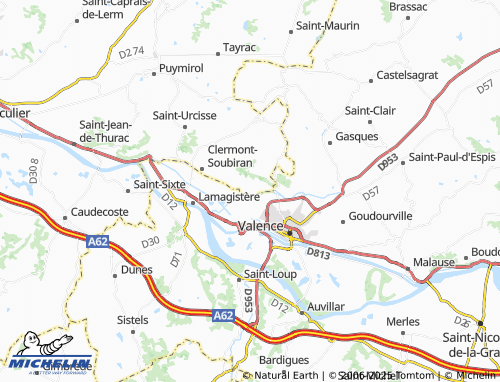 MICHELIN Coupet map - ViaMichelin