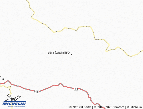 Mappa MICHELIN San Casimiro - ViaMichelin