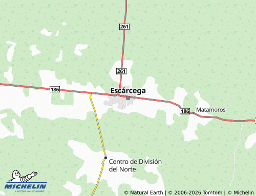 MICHELIN-Landkarte Escárcega - ViaMichelin