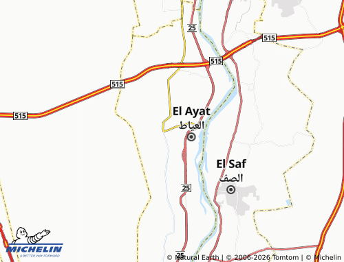MICHELIN Monshat Abd El Sayed map - ViaMichelin