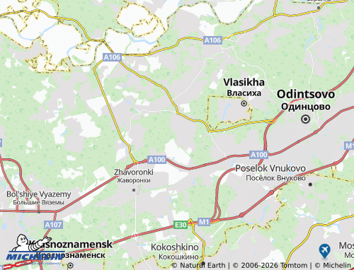Carte MICHELIN Uchitel' SNT - ViaMichelin