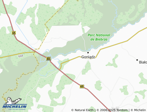 Carte MICHELIN Szafranki - ViaMichelin