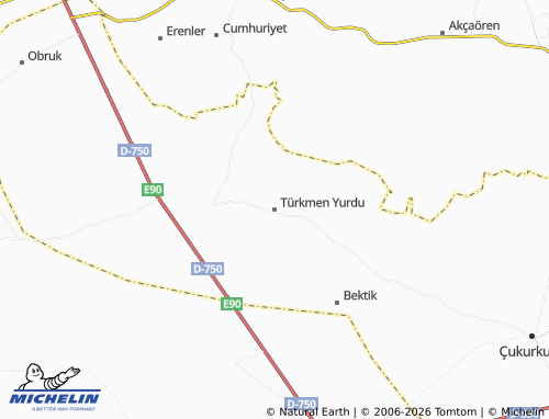 MICHELIN Türkmen Yurdu map - ViaMichelin