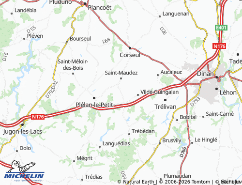 Mapa MICHELIN La Touche Divers - ViaMichelin