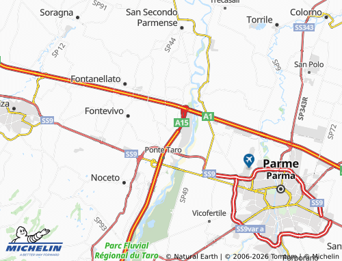 Kaart MICHELIN Bianconese - ViaMichelin