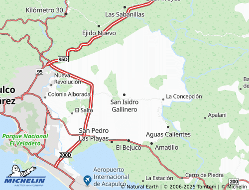MICHELIN San Isidro Gallinero map - ViaMichelin