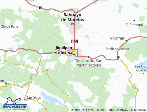 MICHELIN Rincón del Diablo map - ViaMichelin