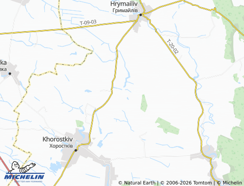 Mappa MICHELIN Kliuvyntsi - ViaMichelin