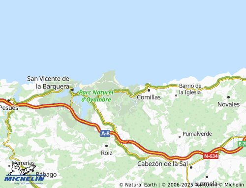 MICHELIN Ceceño map - ViaMichelin