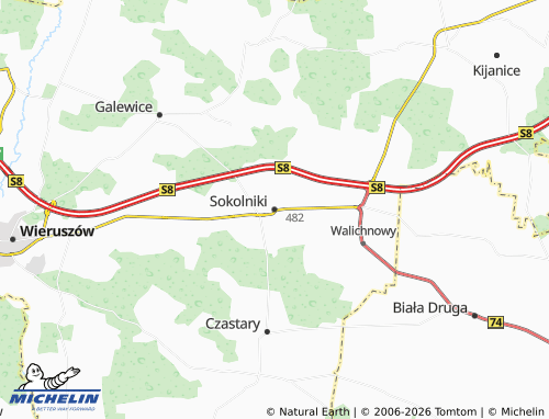 Mapa MICHELIN Sokolniki - ViaMichelin