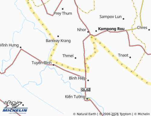 Mappa MICHELIN Thmei - ViaMichelin
