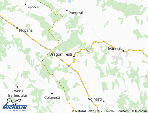 MICHELIN Dragomirești map - ViaMichelin