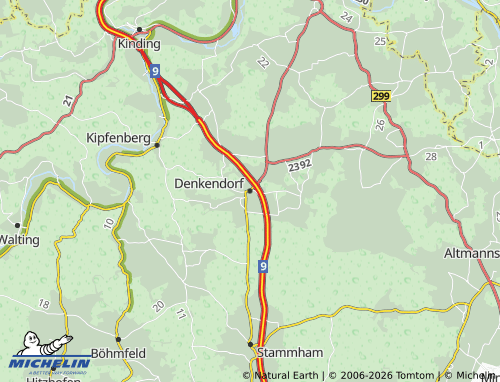Mappa MICHELIN Denkendorf - ViaMichelin