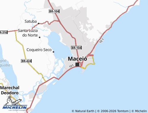 MICHELIN Bom Parto map - ViaMichelin