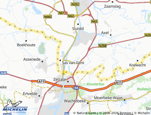 Carte MICHELIN Westdorpe - ViaMichelin