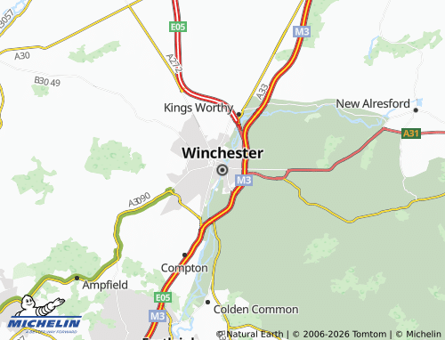 MICHELIN Winchester map - ViaMichelin