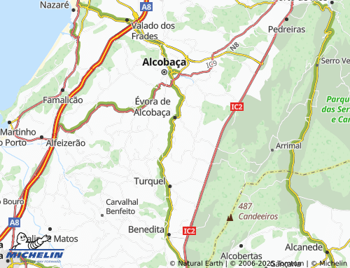 MICHELIN Encosta da Cortiçada map - ViaMichelin