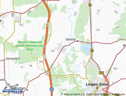 MICHELIN Dalum map - ViaMichelin