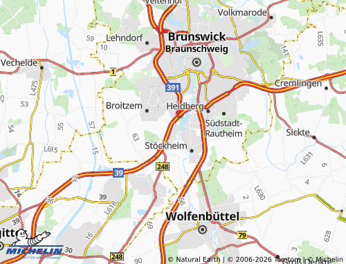 MICHELIN Rüningen map - ViaMichelin