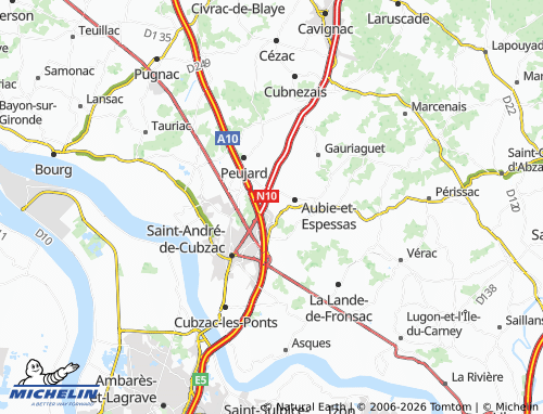 MICHELIN Saint-Antoine map - ViaMichelin