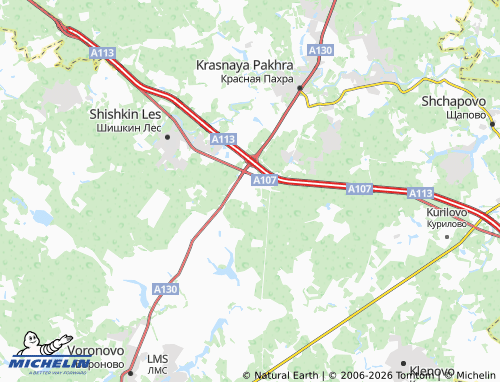 Carte MICHELIN Chirikovo - ViaMichelin