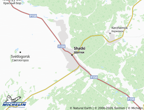 MICHELIN-Landkarte Shatki - ViaMichelin