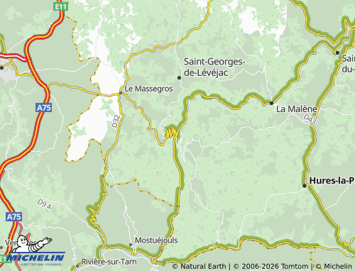 Mappa MICHELIN Les Vignes - ViaMichelin