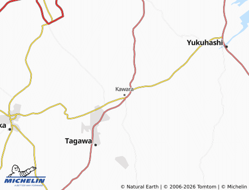 Mappa MICHELIN Kawara - ViaMichelin